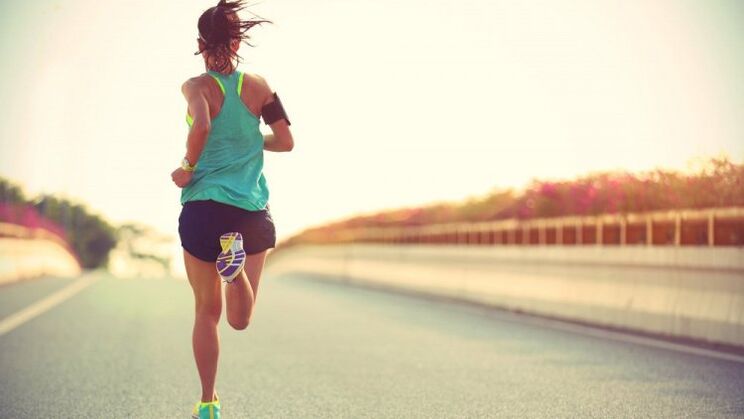 Running to prevent hemorrhoids